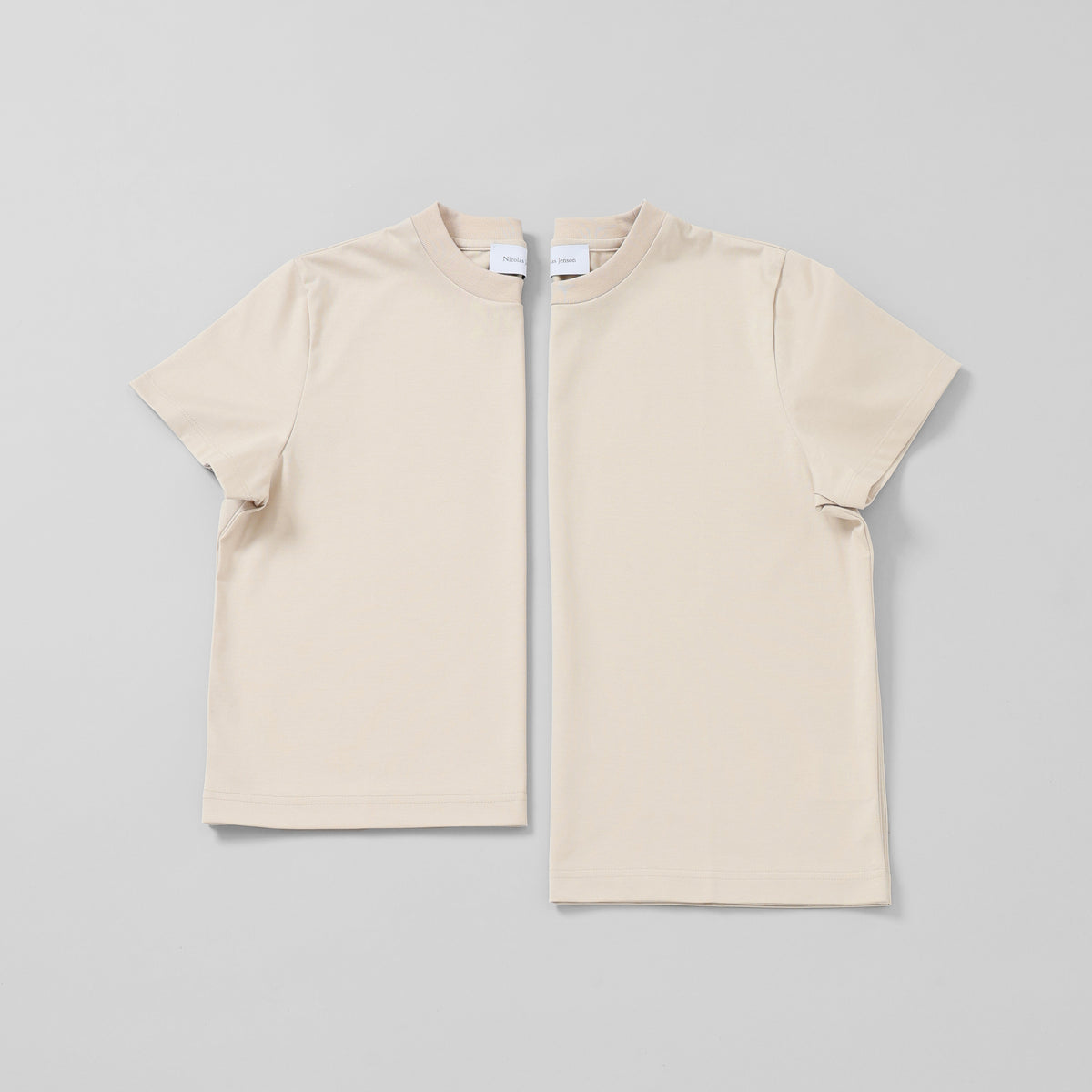 crew neck t-shirt / short