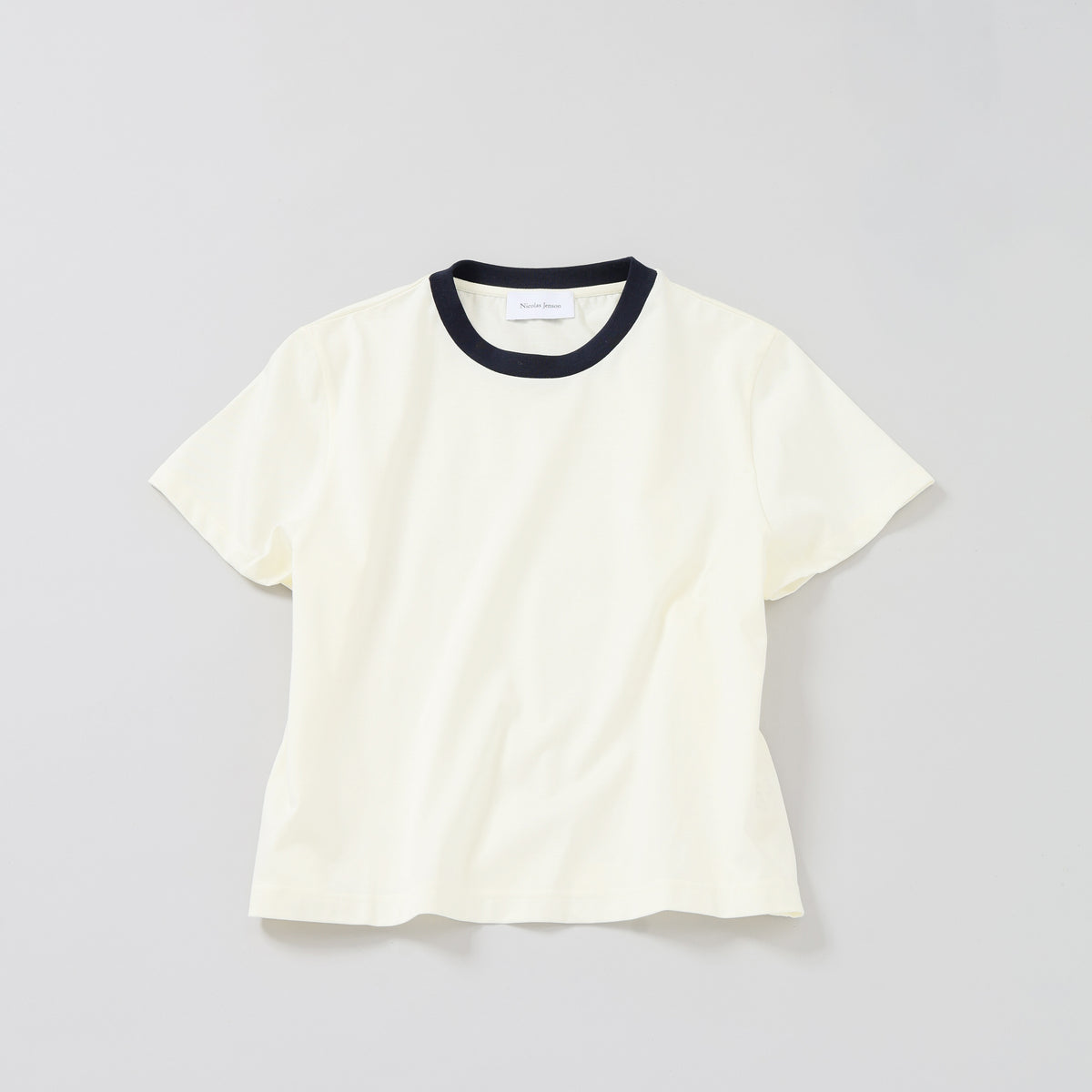 two tone crew neck t-shirt / short