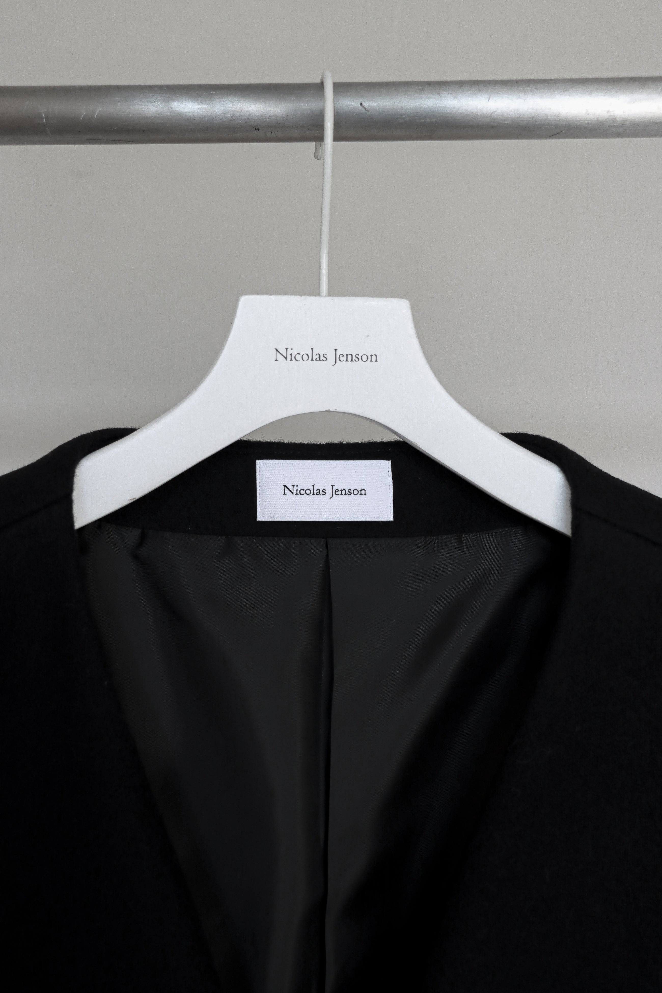 lambs wool melton gilet