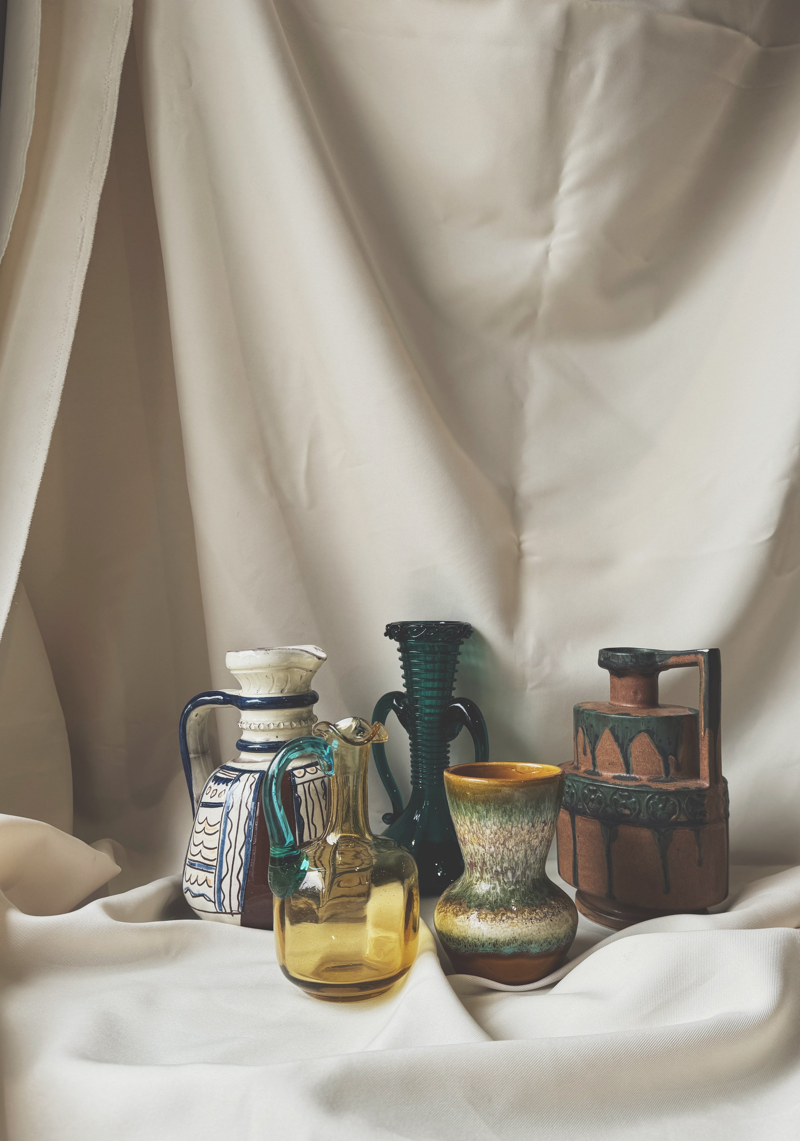 '70s vintage flower vase Southern France