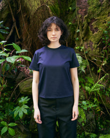 crew neck t-shirt / short