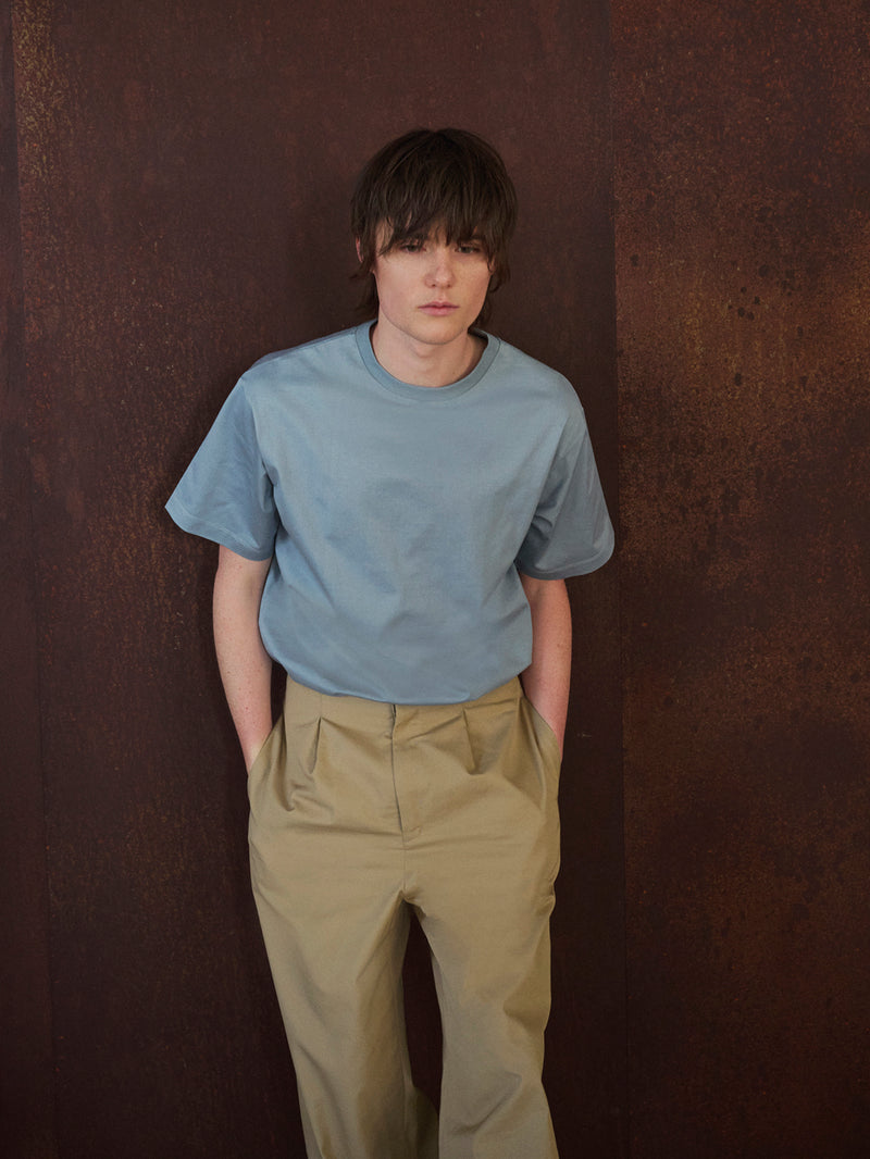crew neck t-shirt / short
