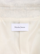 lambs wool melton short raglan coat