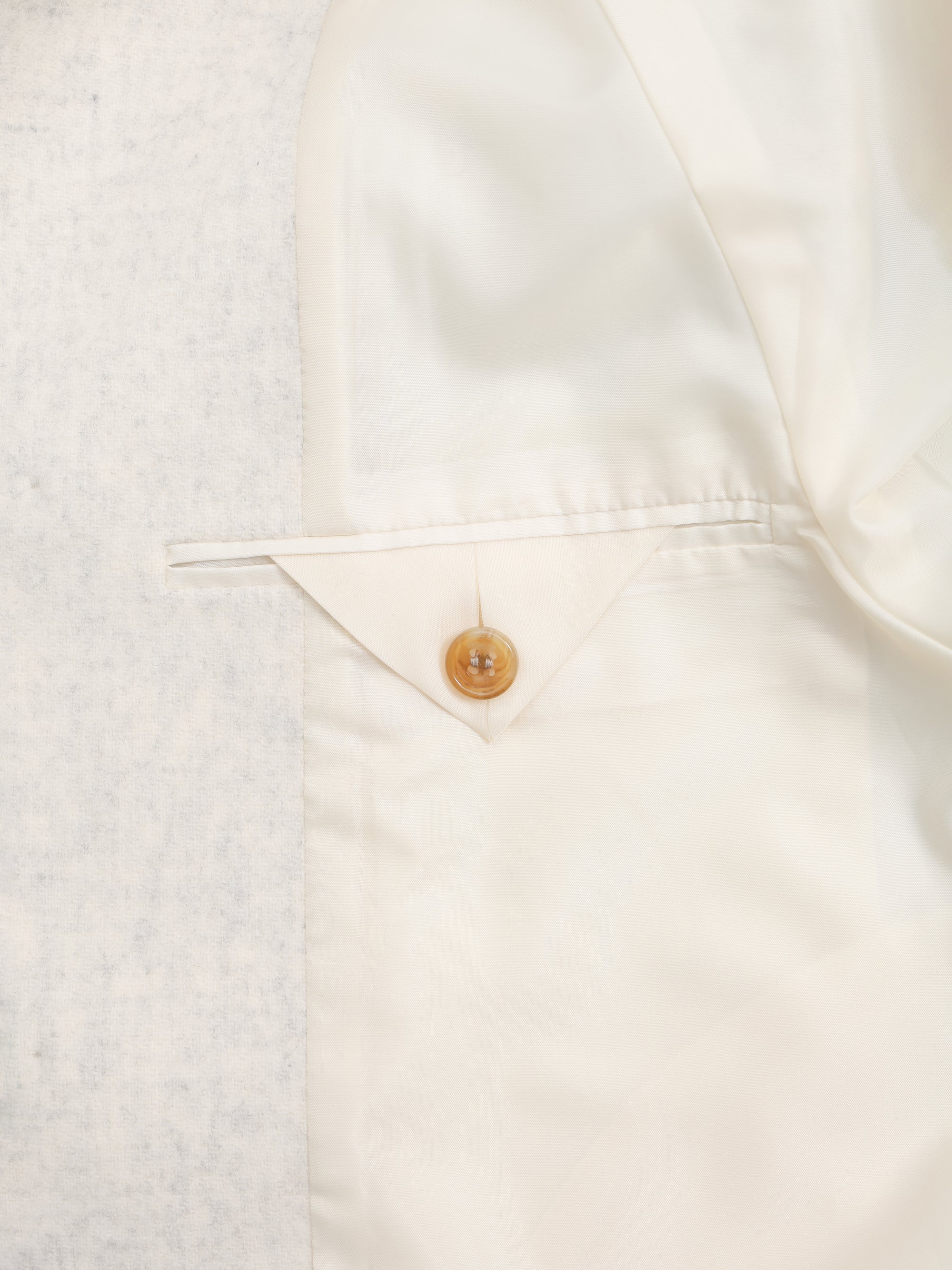 lambs wool melton short raglan coat