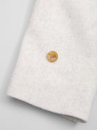 lambs wool melton short raglan coat