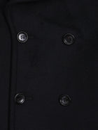 lambs wool melton short raglan coat