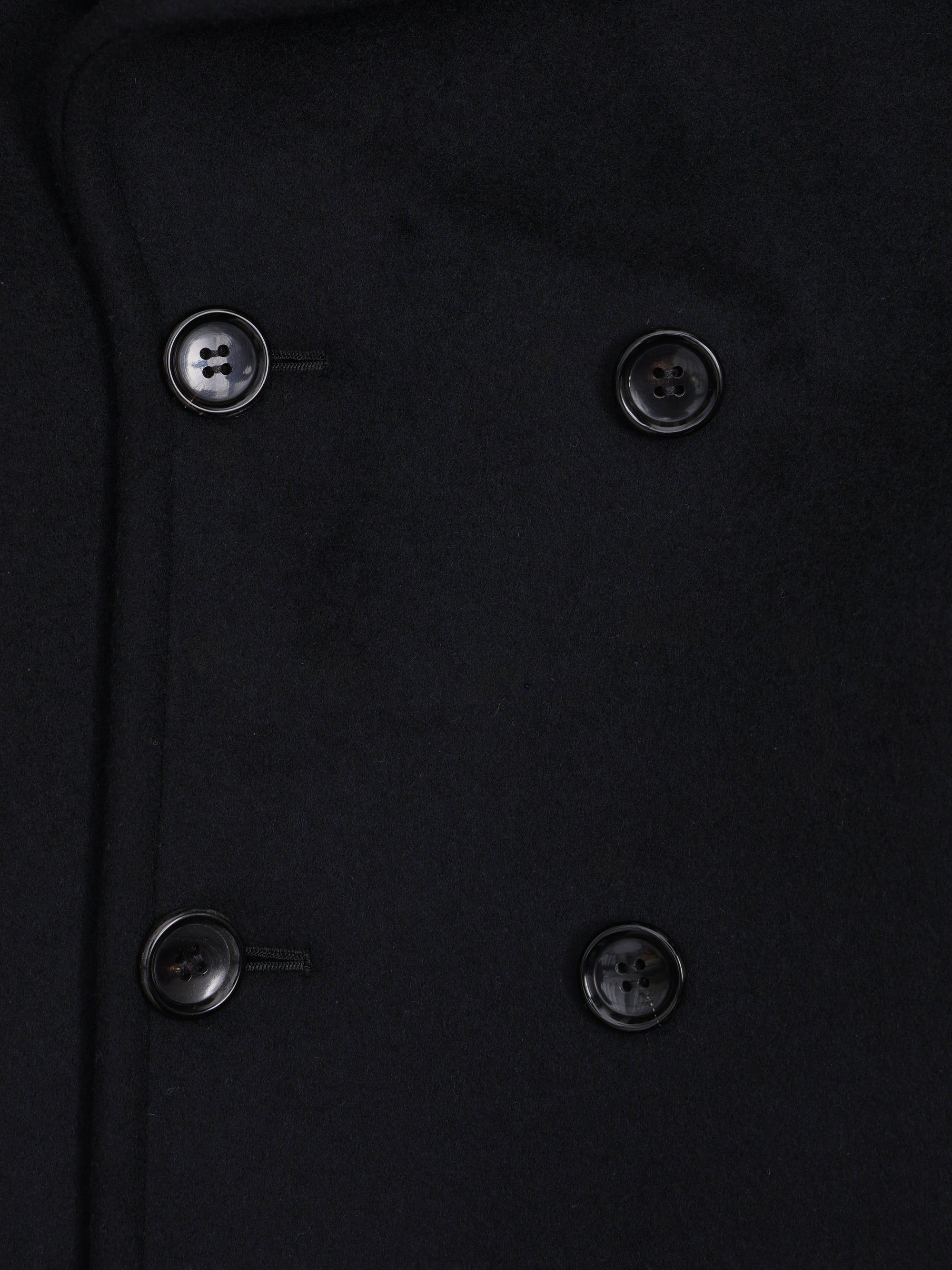 lambs wool melton short raglan coat