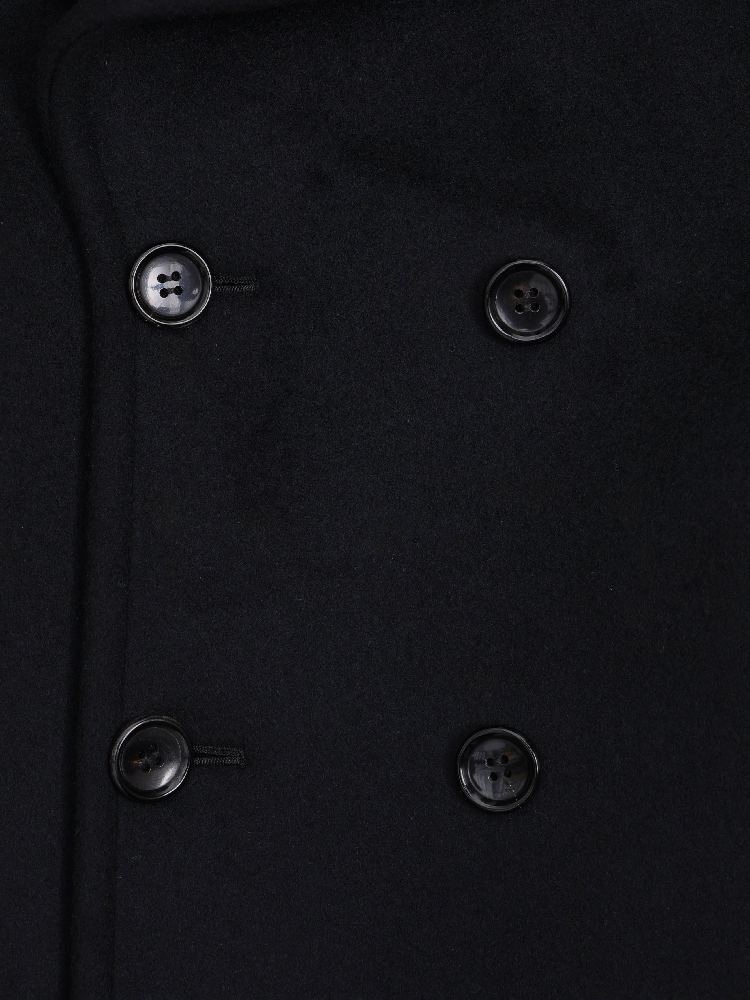 lambs wool melton short raglan coat