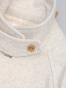 lams wool melton raglan car coat