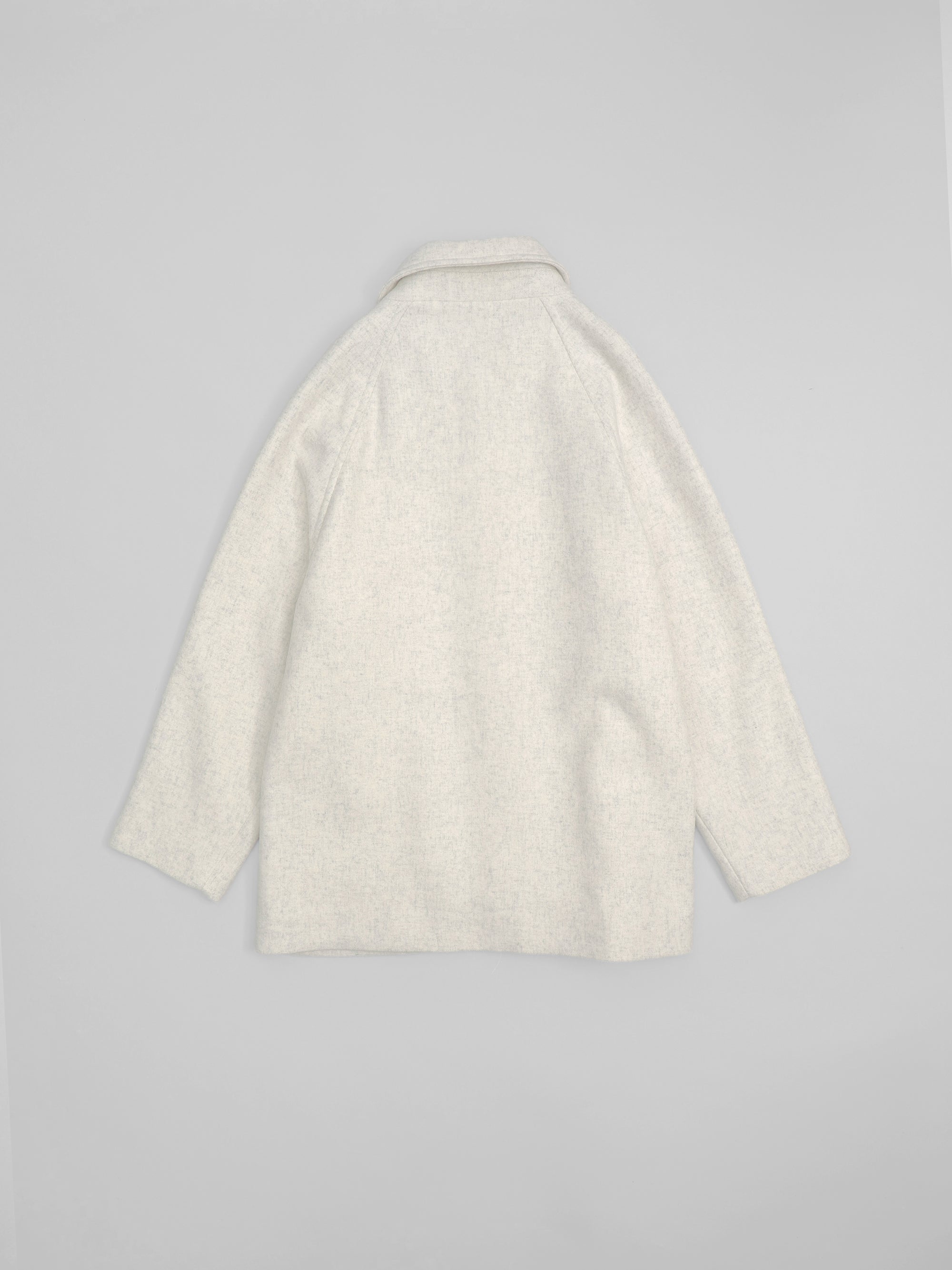 lams wool melton raglan car coat