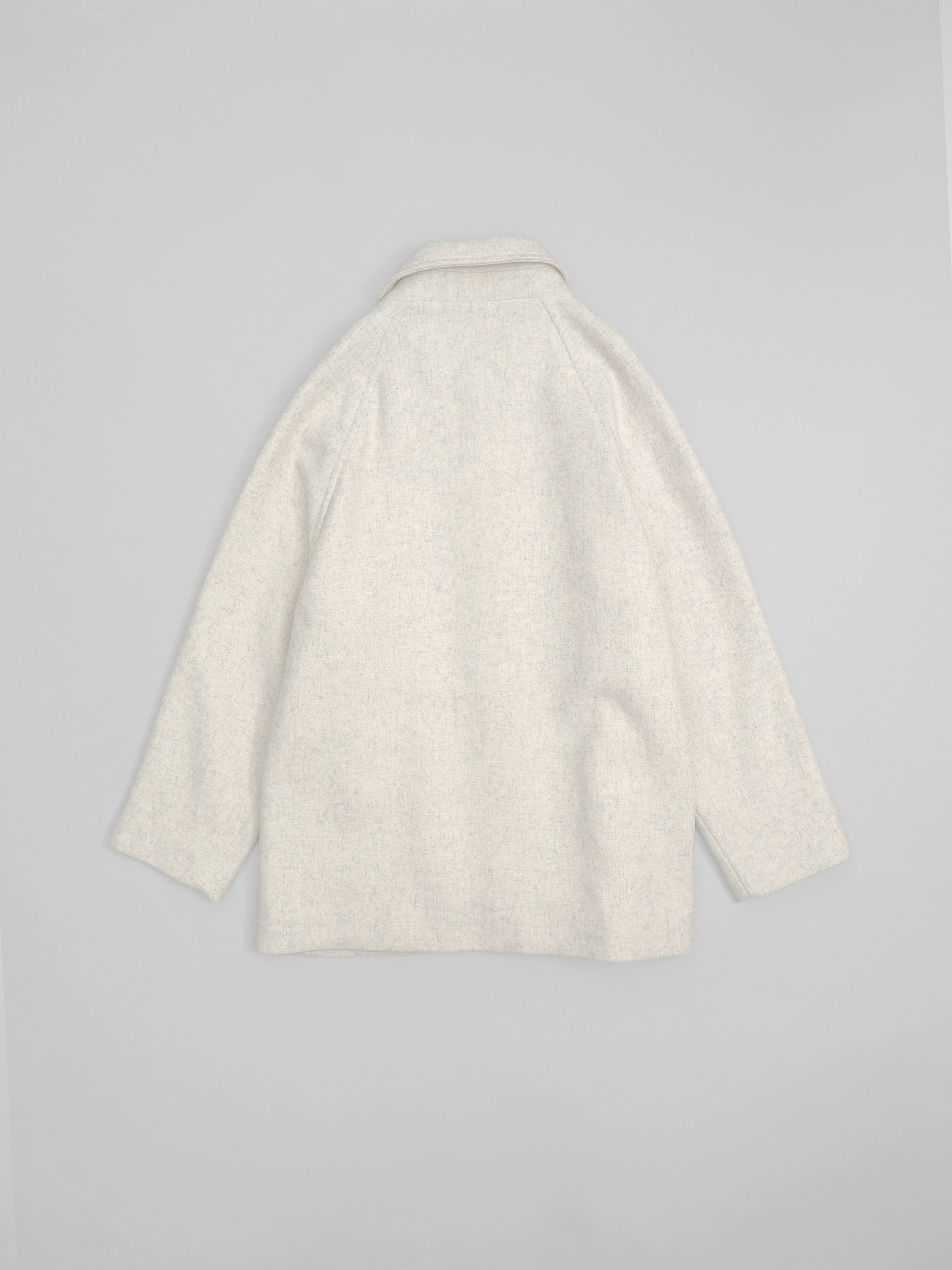 lams wool melton raglan car coat