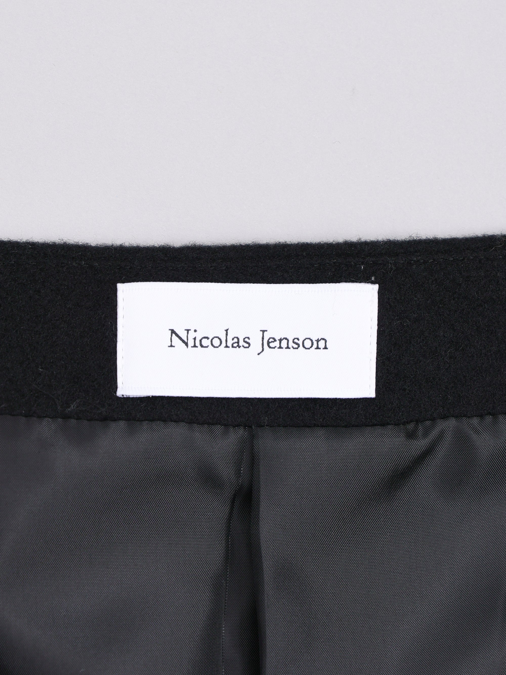 lambs wool melton gilet