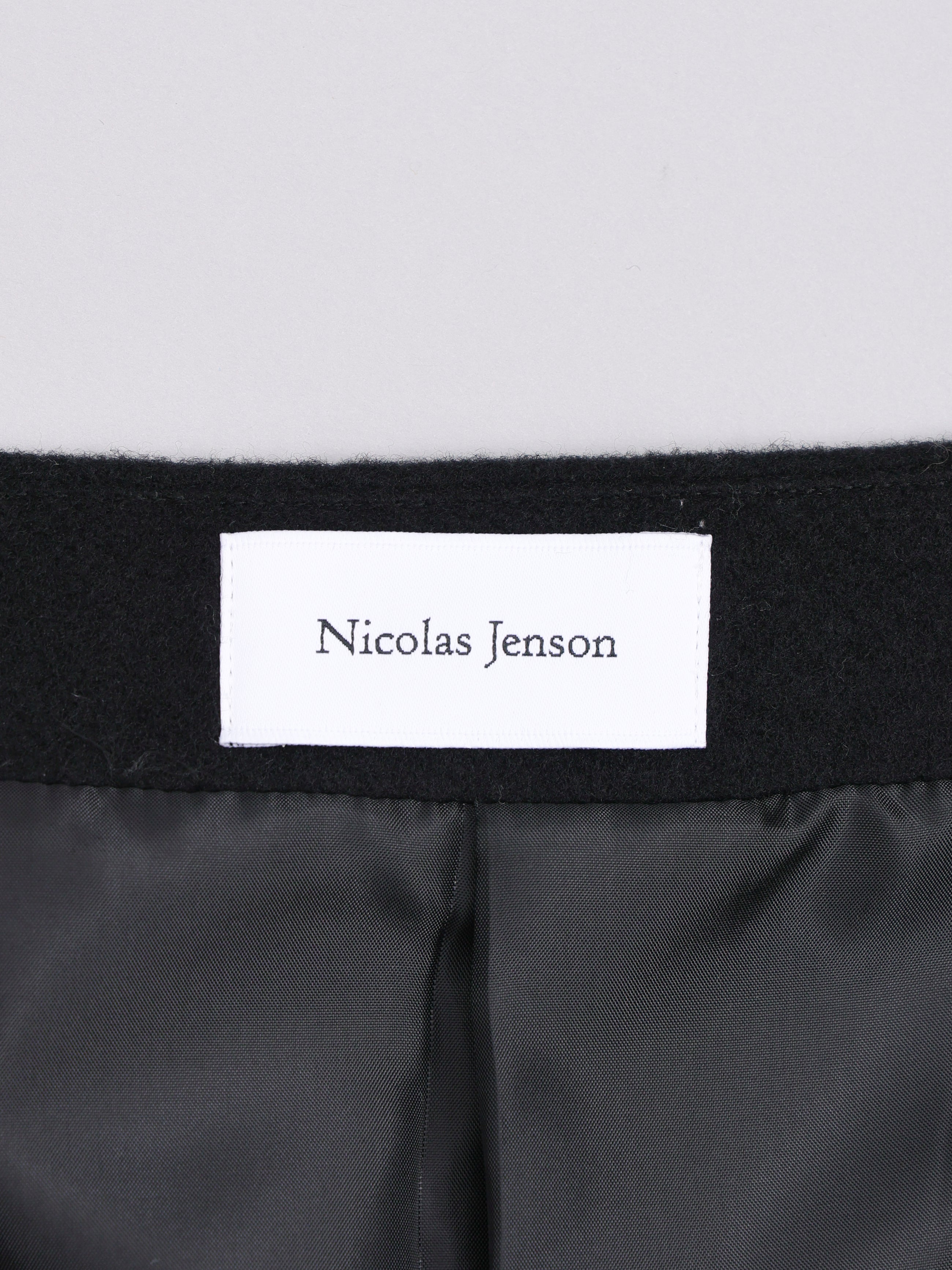 lambs wool melton gilet