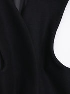 lambs wool melton gilet