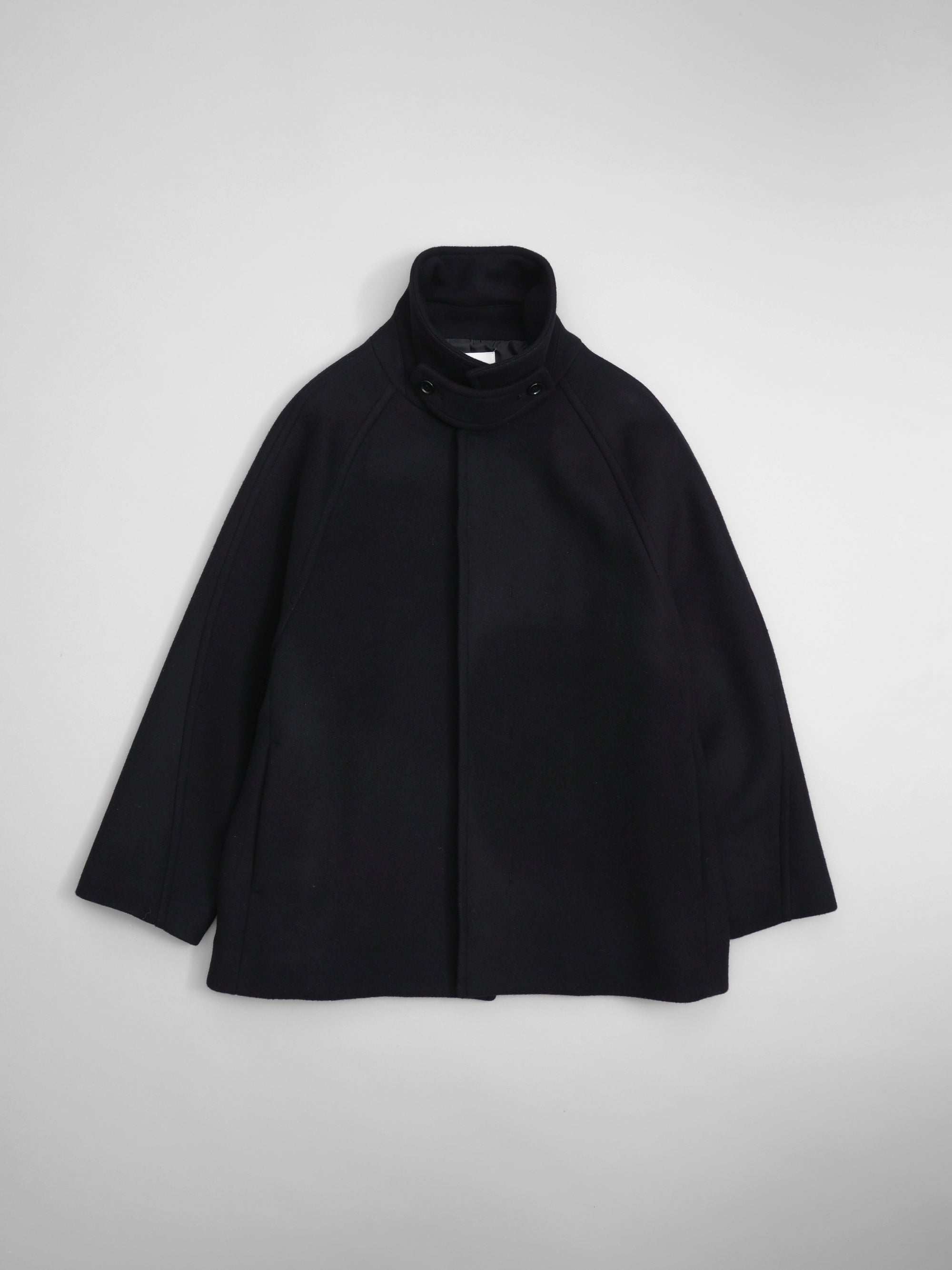 lams wool melton raglan car coat