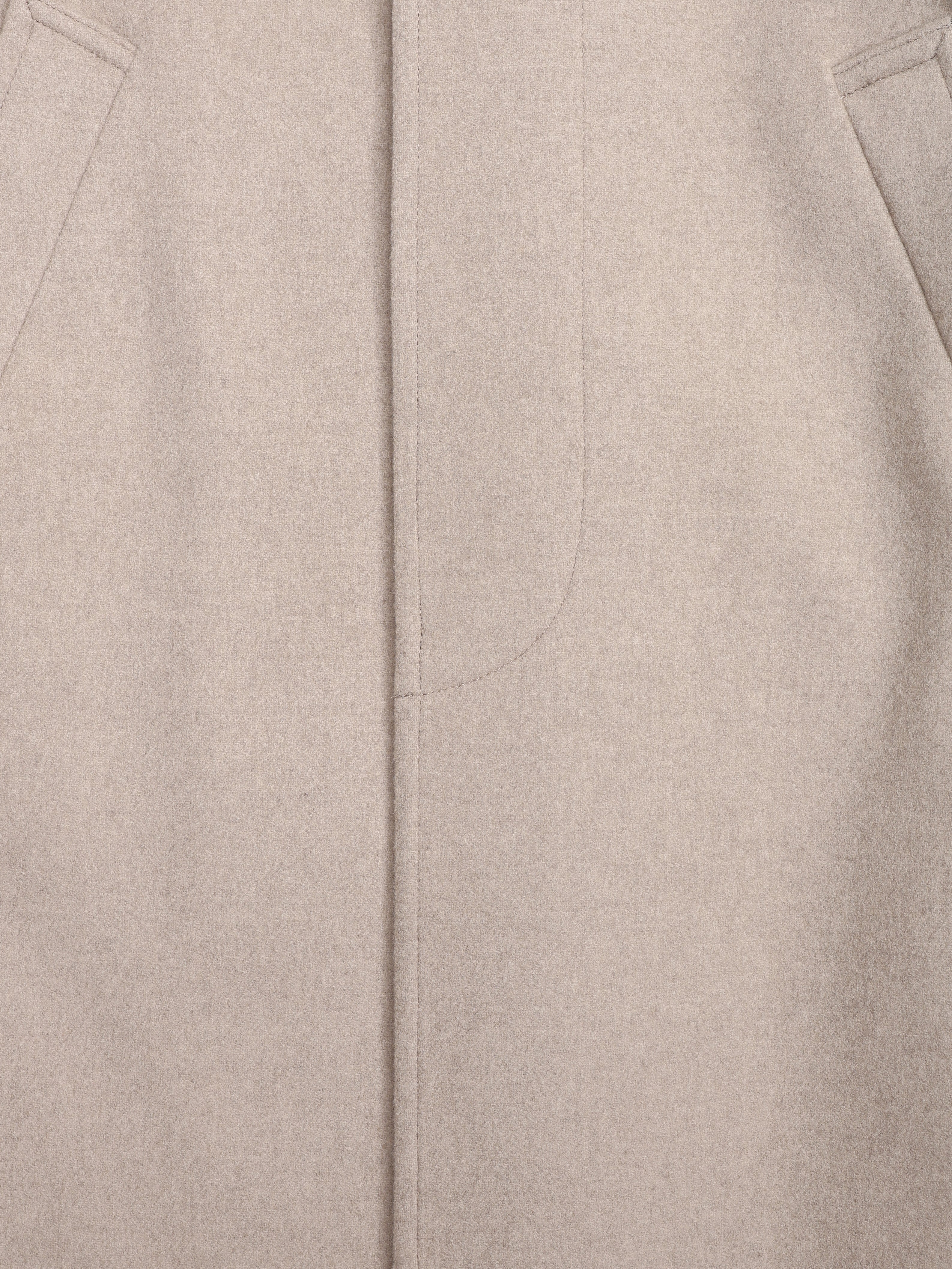 lambs wool melton bal collar coat | Nicolas Jenson
