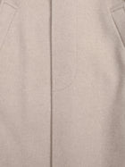 lambs wool melton bal collar coat