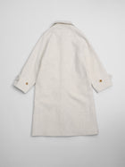 lambs wool melton bal collar coat