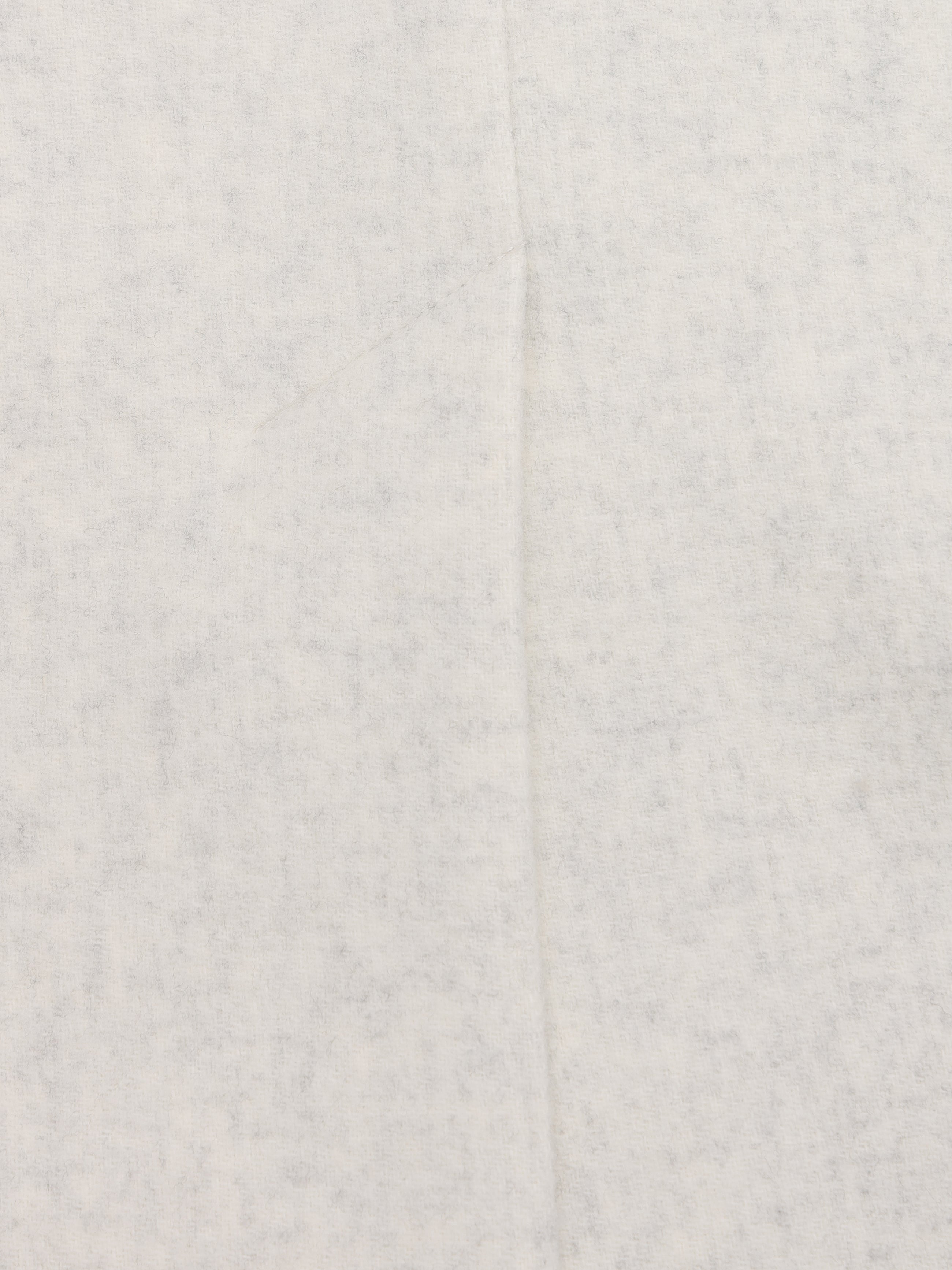 lambs wool melton bal collar coat