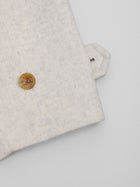 lambs wool melton bal collar coat