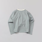 two tone crew neck long sleeve / regular