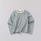 two tone crew neck long sleeve / regular