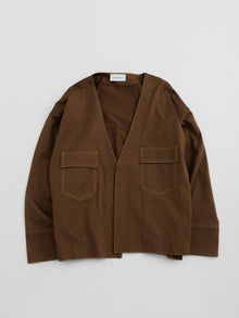 《予約4月中旬お届け》color scheme stitch jacket