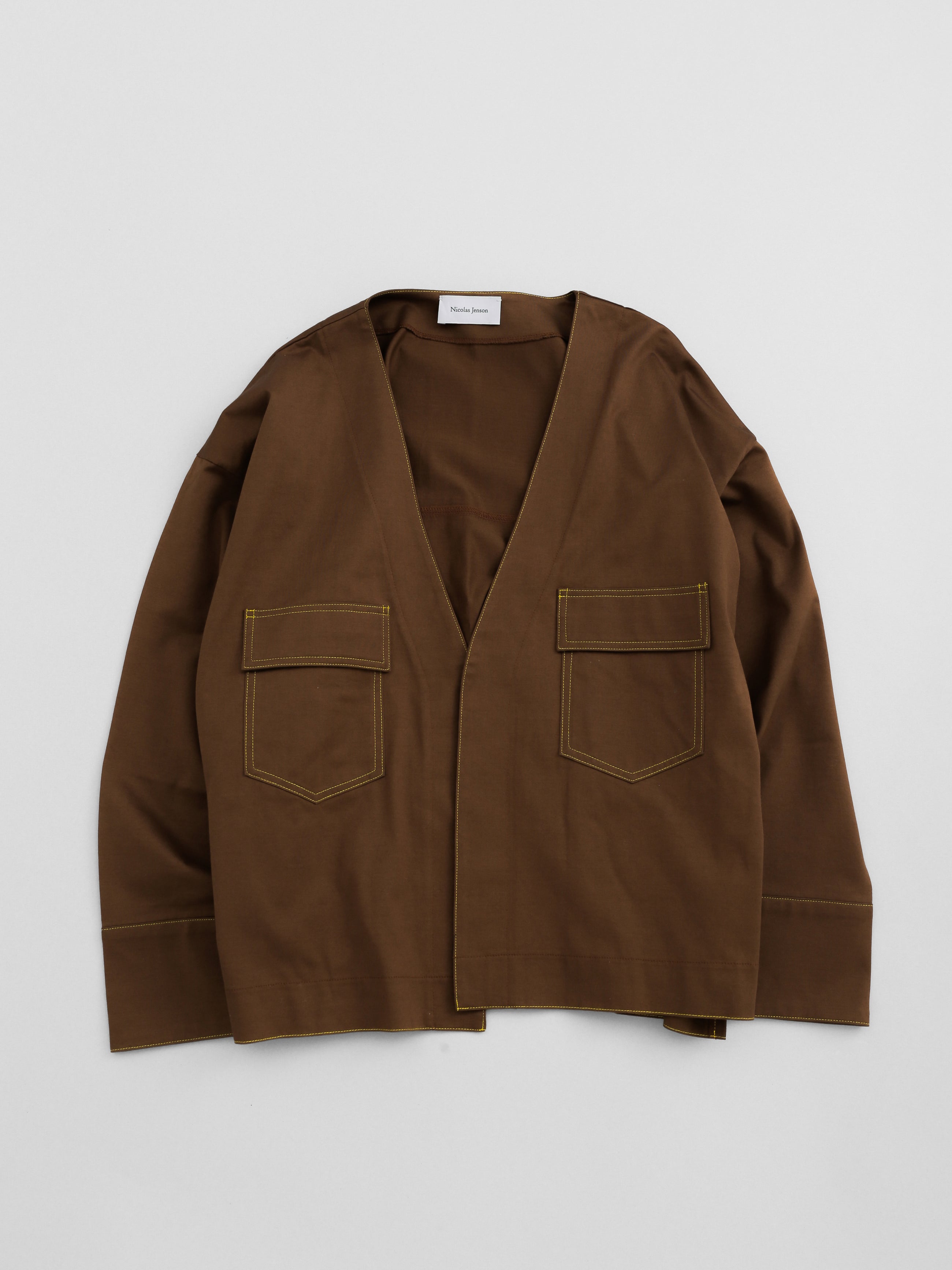 《予約4月中旬お届け》color scheme stitch jacket