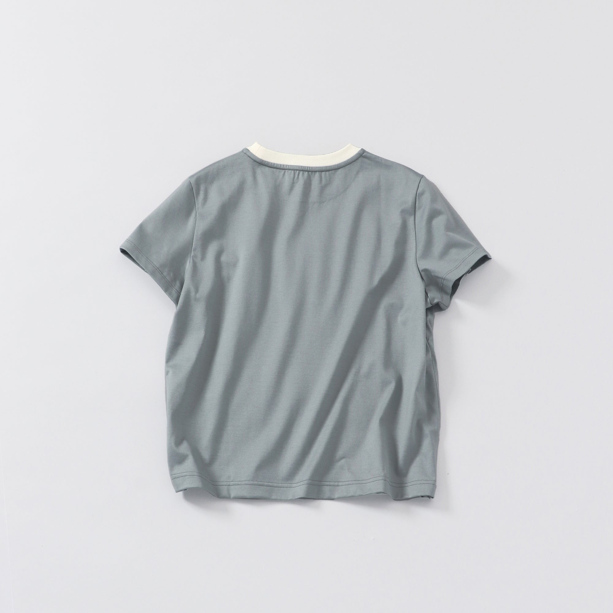 two tone crew neck t-shirt / regular