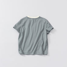 two tone crew neck t-shirt / regular