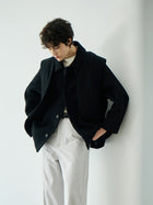 lams wool melton raglan car coat