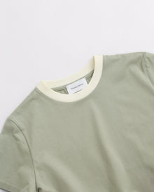 《予約4月中旬お届け》two tone crew neck t-shirt / short