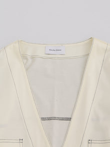 《予約4月中旬お届け》color scheme stitch jacket