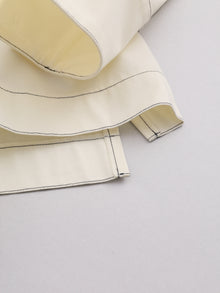 《予約4月中旬お届け》color scheme stitch jacket