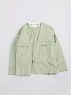 《予約4月中旬お届け》color scheme stitch jacket