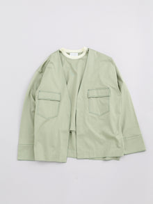 《予約4月中旬お届け》color scheme stitch jacket