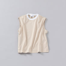 two tone sleeveless / short