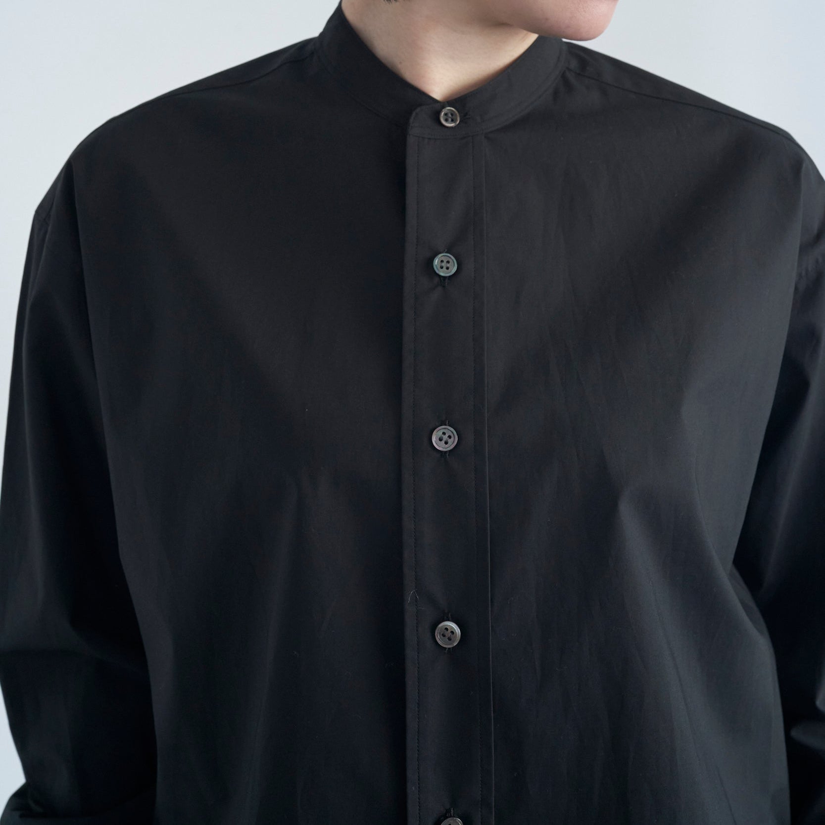 《soldes》[tuning] no collar shirt / regular