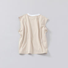 two tone sleeveless / short