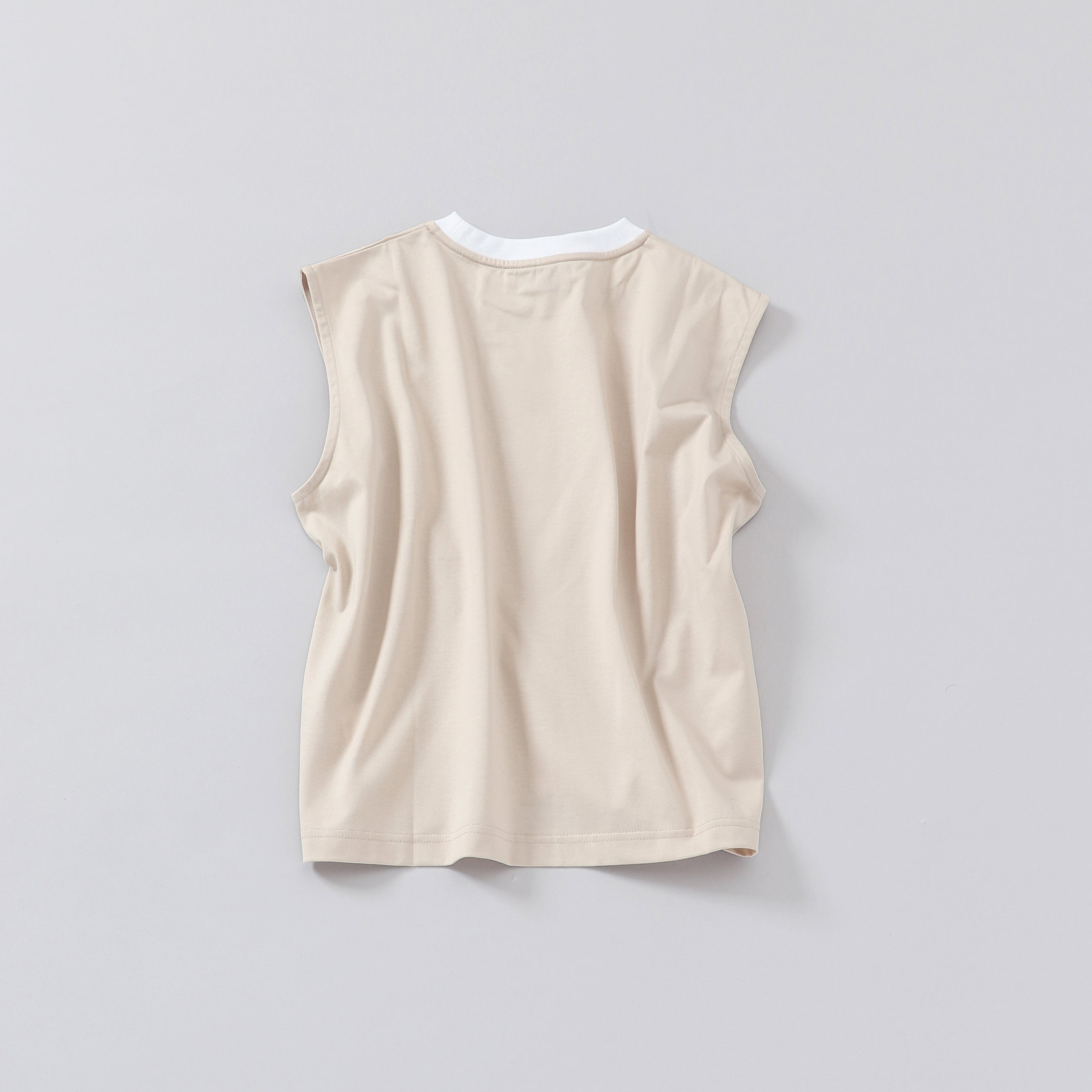 two tone sleeveless / short