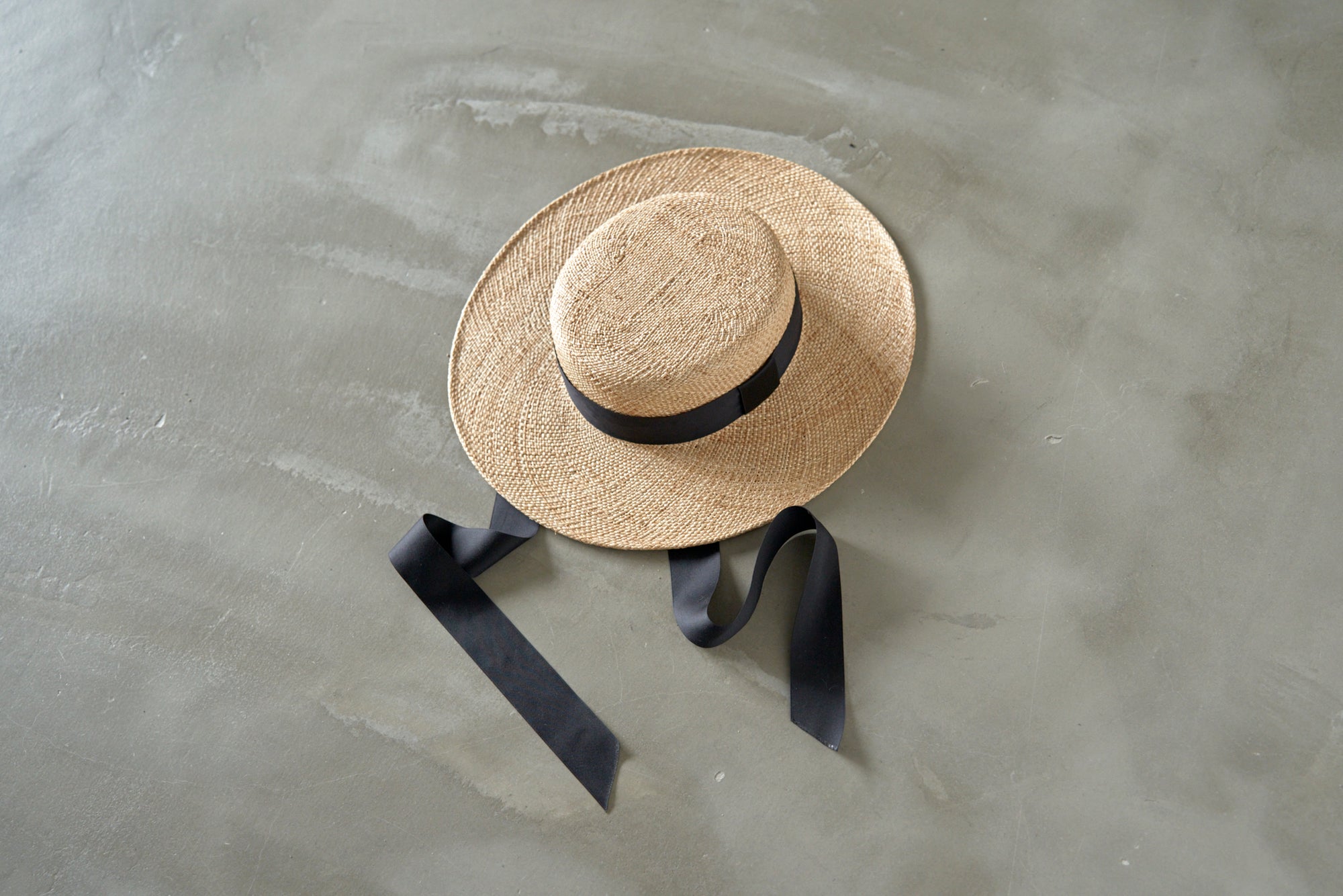 【TAH】wide brim canotier