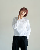 crew neck long sleeve / short