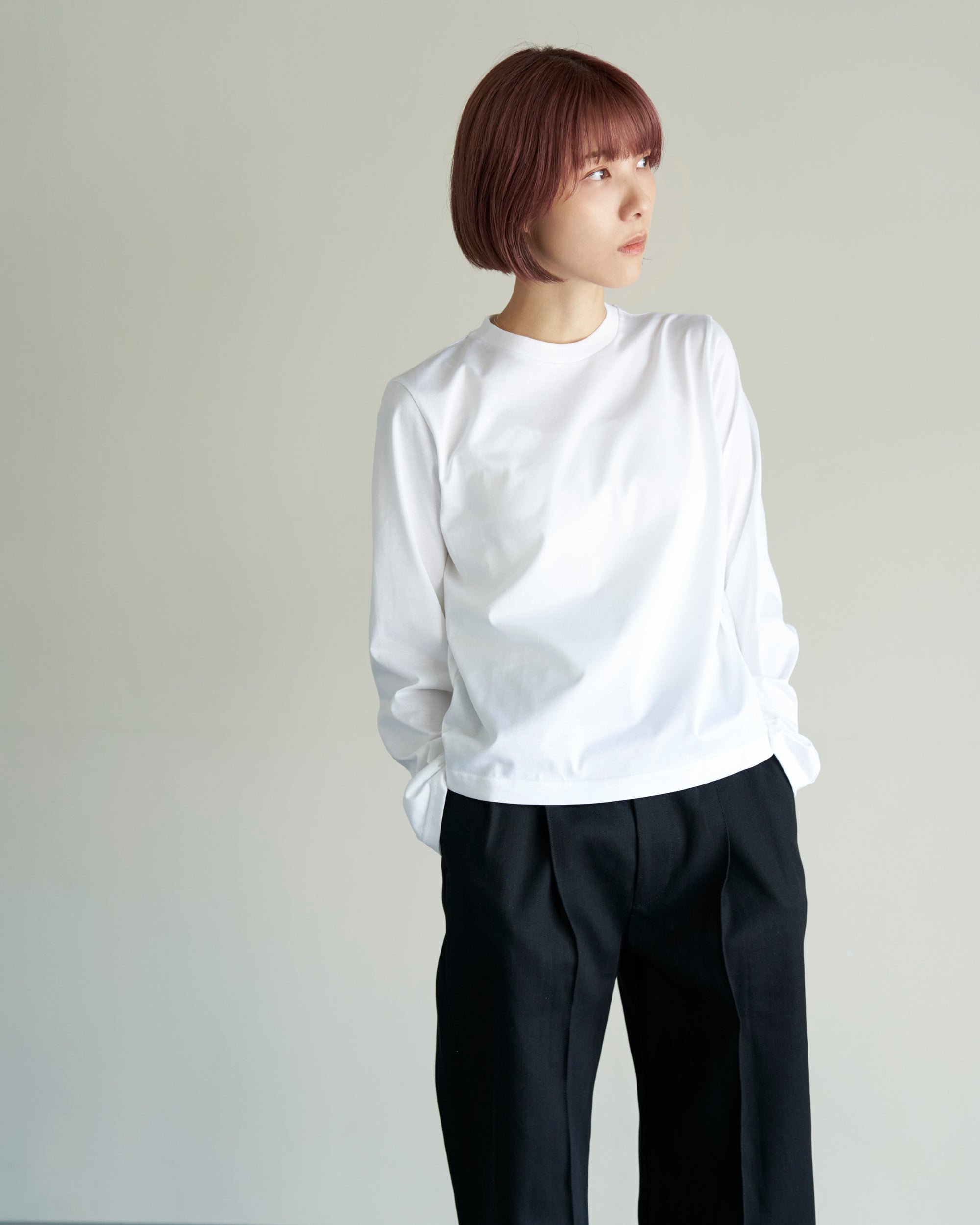 crew neck long sleeve / regular