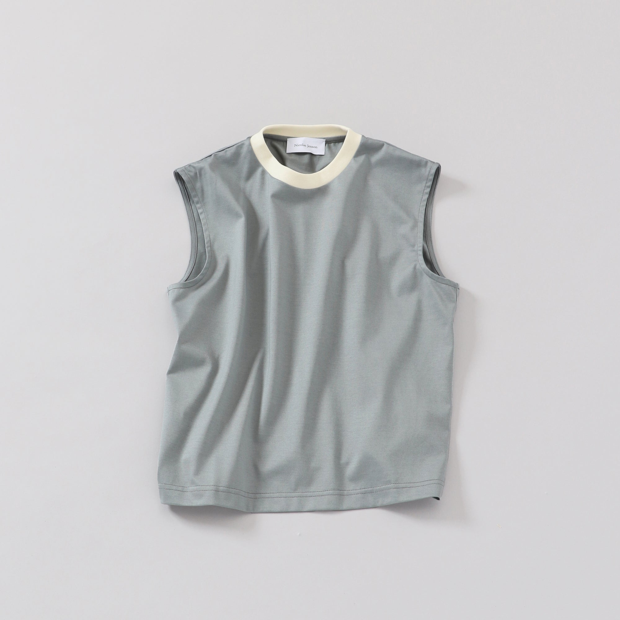 two tone sleeveless / short