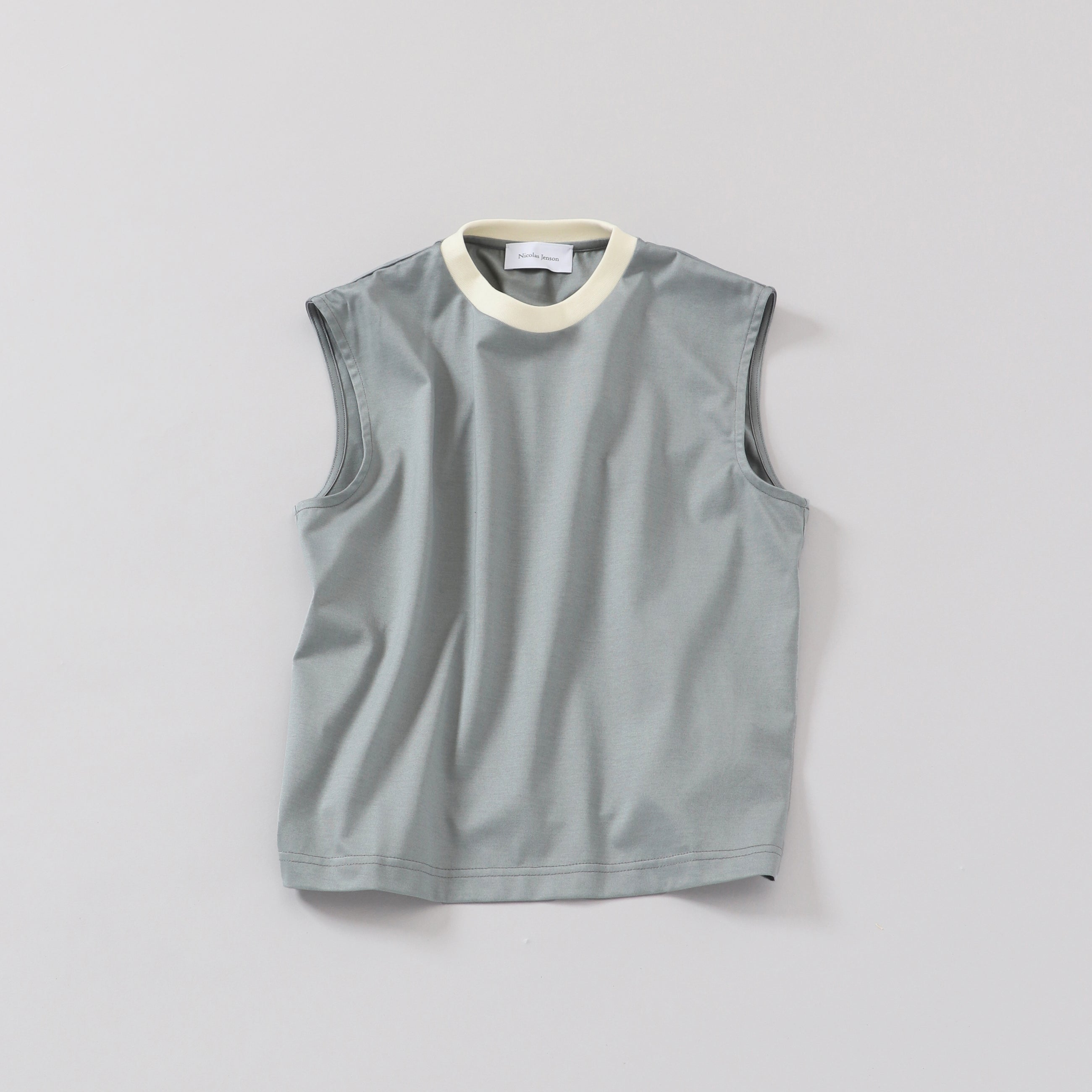 two tone sleeveless / short