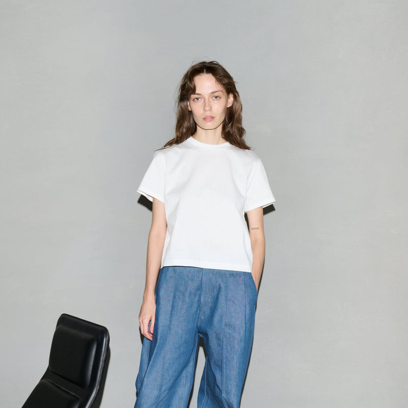 crew neck t-shirt / short