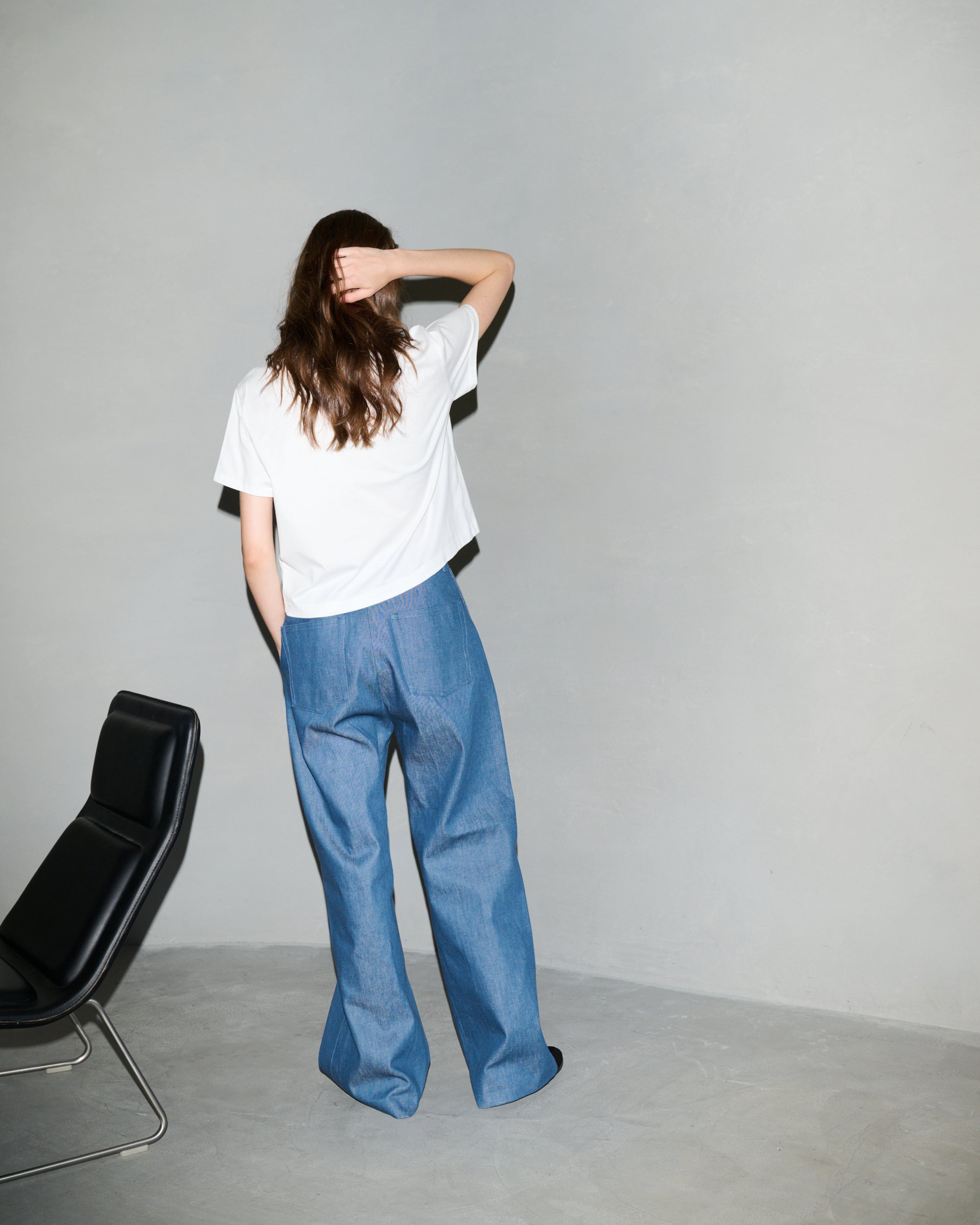 crew neck t-shirt / short