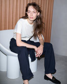 crew neck t-shirt / short