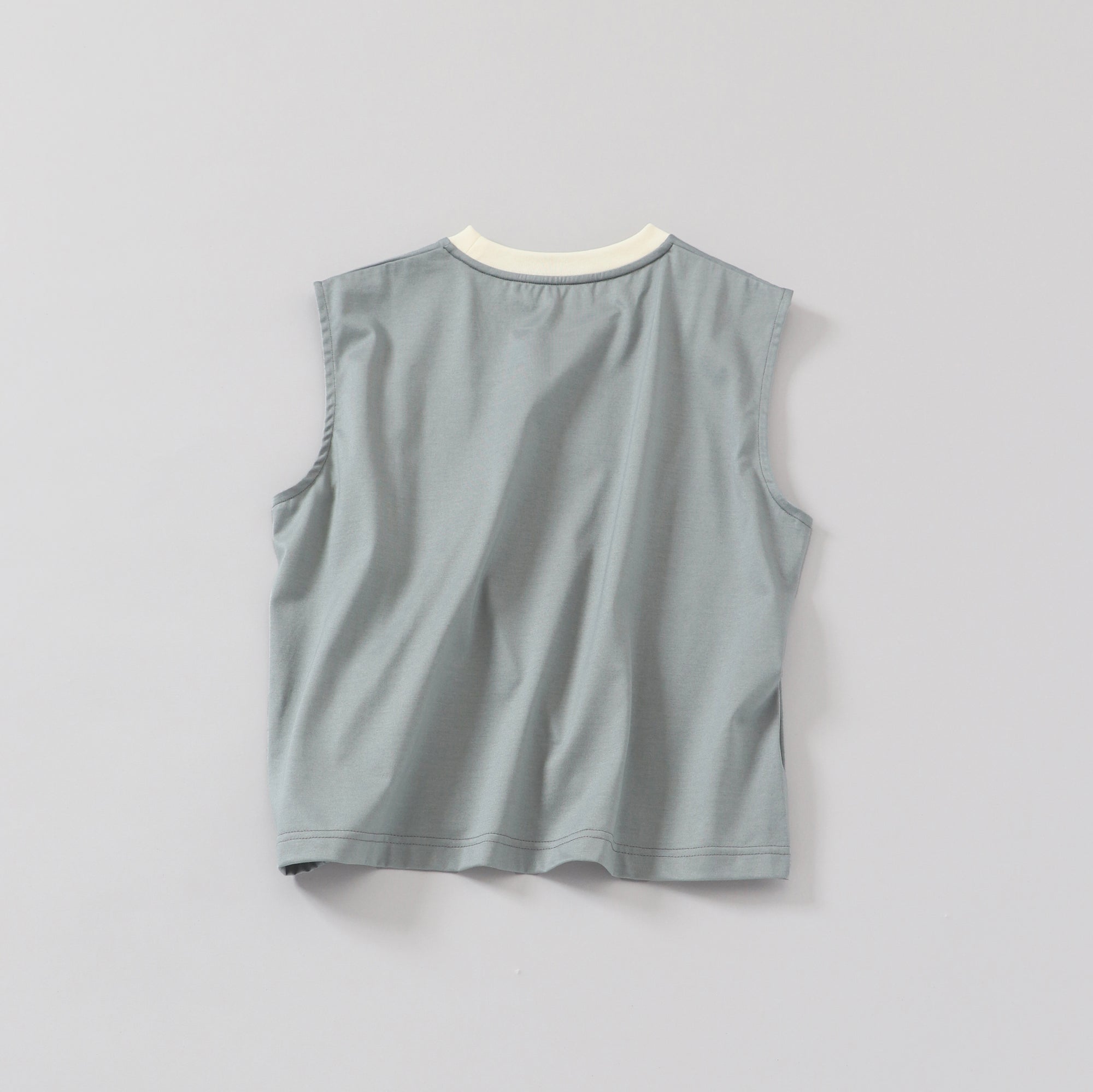 two tone sleeveless / short