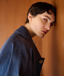 《予約2月下旬お届け》denim raglan car coat